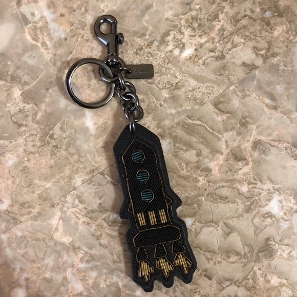 Coach Retro Beaded Rocket Bag Charm Key Chain 🚀 - Picture 2 of 6